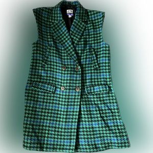 Target Future Collective by Kahlana Barfield Brown Long Sleeveless Coat Vest L